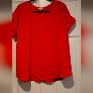 Red Entro Blouse